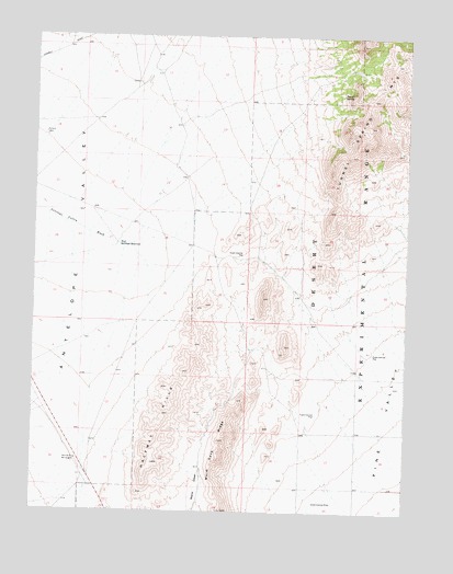 Tunnel Spring, UT USGS Topographic Map