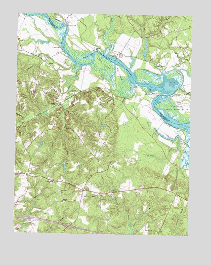 Tunstall, VA USGS Topographic Map