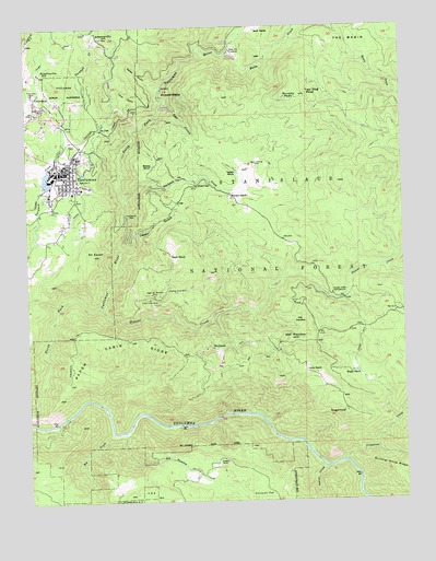 Tuolumne, CA USGS Topographic Map