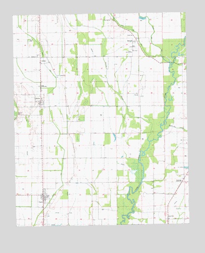 Tupelo, AR USGS Topographic Map