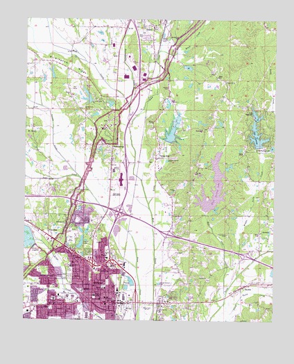 Tupelo, MS USGS Topographic Map