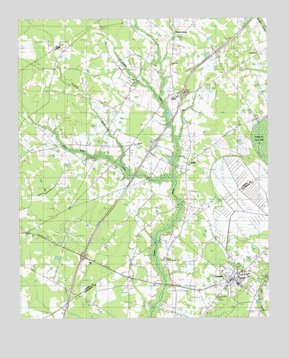 Turbeville, SC USGS Topographic Map