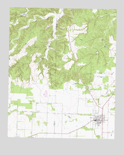 Turkey, TX USGS Topographic Map