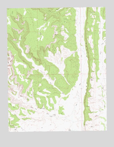 Bluff NW, UT USGS Topographic Map