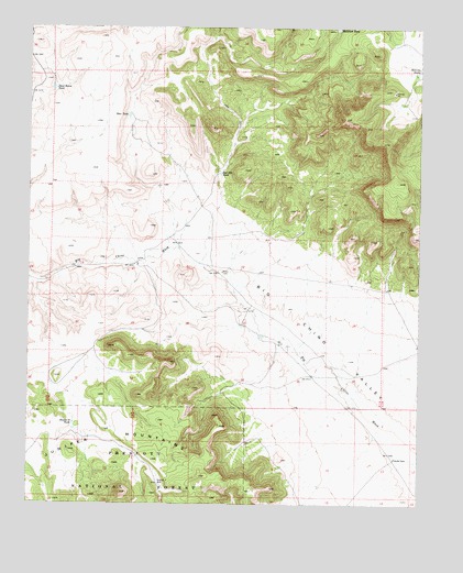 Turkey Canyon NE, AZ USGS Topographic Map