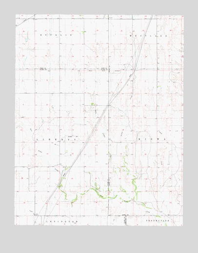 Turkey Creek, KS USGS Topographic Map
