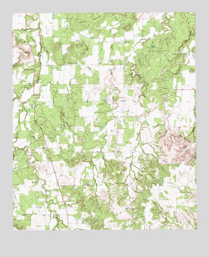 Turkey Creek, TX USGS Topographic Map