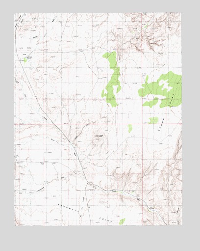 Turkey Knob, UT USGS Topographic Map