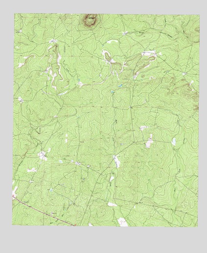 Turkey Mountain, TX USGS Topographic Map