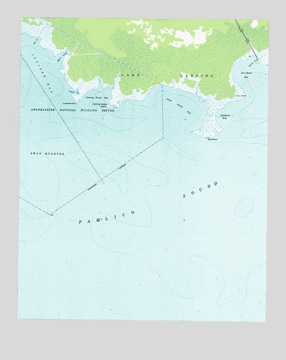 Bluff Point, NC USGS Topographic Map
