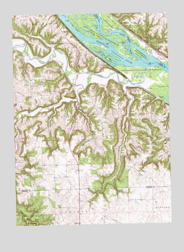 Turkey River, IA USGS Topographic Map