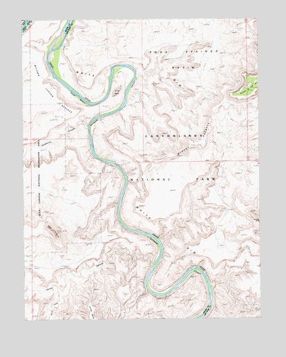 Turks Head, UT USGS Topographic Map