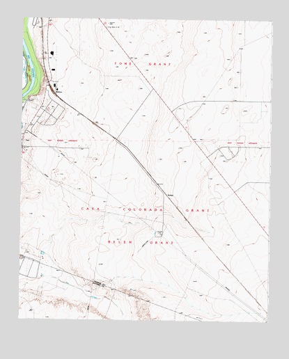 Casa Colorada, NM USGS Topographic Map