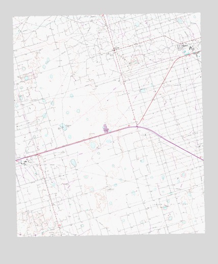 Turnbaugh Corner, TX USGS Topographic Map
