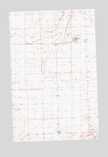 Turner, MT USGS Topographic Map