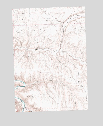 Turner Butte, OR USGS Topographic Map