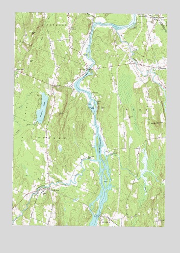 Turner Center, ME USGS Topographic Map