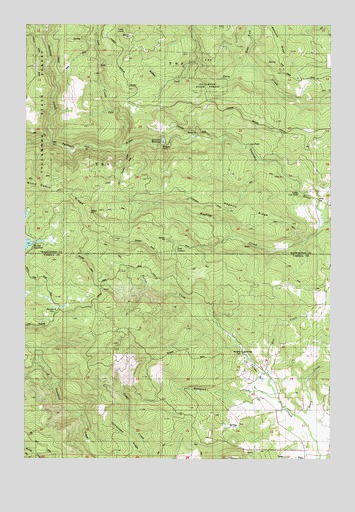 Turner Creek, OR USGS Topographic Map