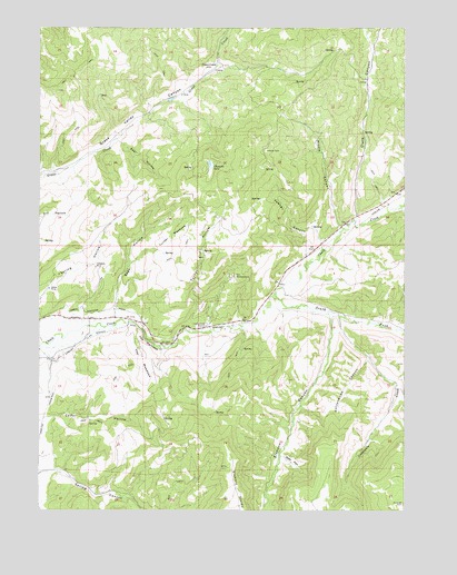 Turner Hollow, UT USGS Topographic Map