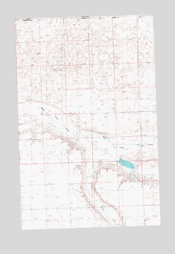 Turner NW, MT USGS Topographic Map