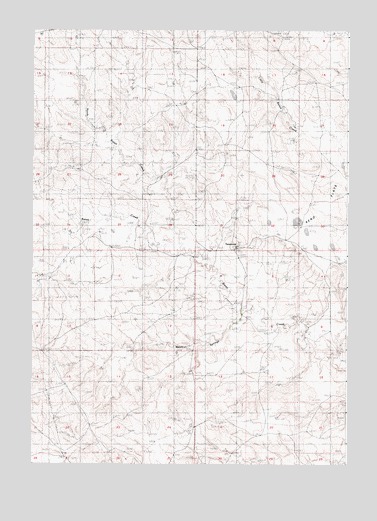 Turnercrest, WY USGS Topographic Map