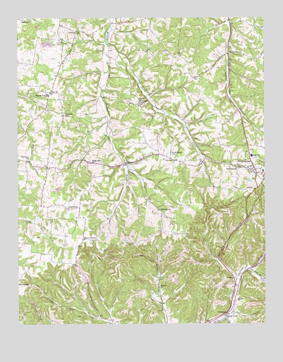 Turners Station, TN USGS Topographic Map