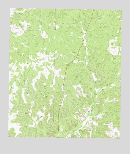 Turney Draw NW, TX USGS Topographic Map