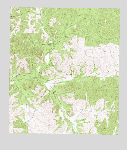 Turney Draw SE, TX USGS Topographic Map