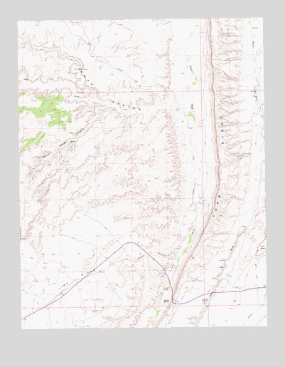 Bluff SW, UT USGS Topographic Map