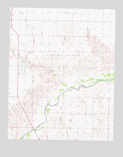 Turpin East, OK USGS Topographic Map