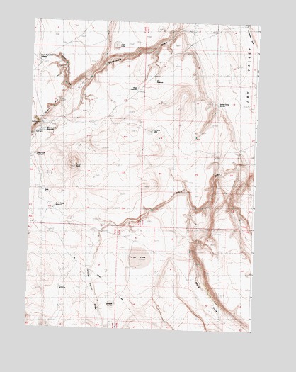 Turpin Knoll, OR USGS Topographic Map