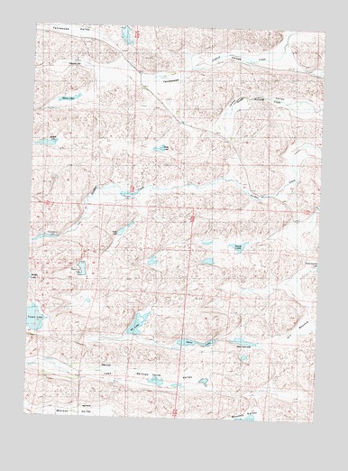Turpin Lake East, NE USGS Topographic Map