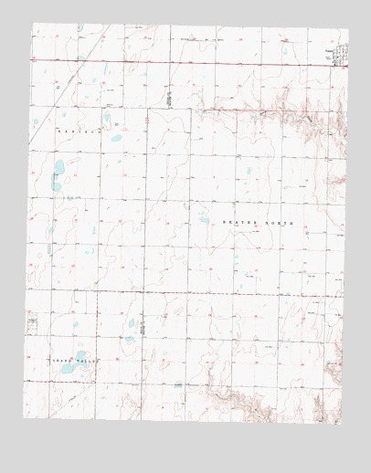 Turpin West, OK USGS Topographic Map