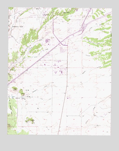 Turquoise Hill, NM USGS Topographic Map