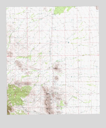 Turquoise Mountain, AZ USGS Topographic Map