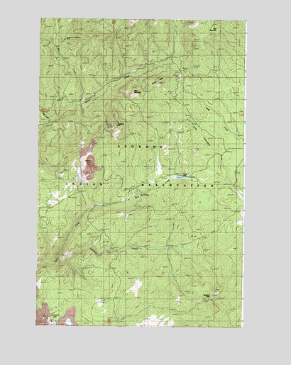 Turtle Lake, WA USGS Topographic Map