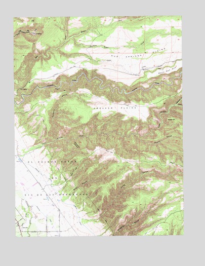 Tuscan Springs, CA USGS Topographic Map