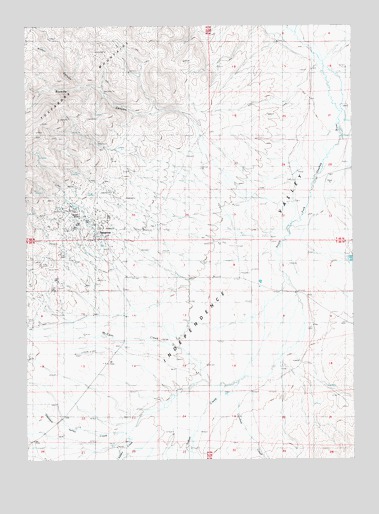 Tuscarora, NV USGS Topographic Map