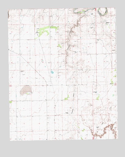 Tuscocoillo Canyon, NM USGS Topographic Map