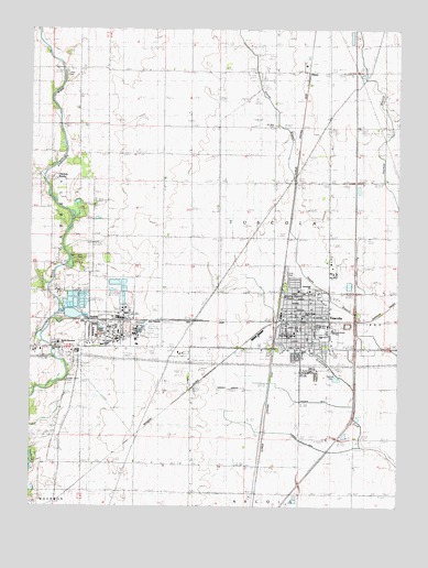 Tuscola, IL USGS Topographic Map