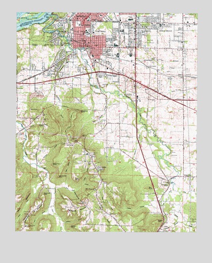 Tuscumbia, AL USGS Topographic Map