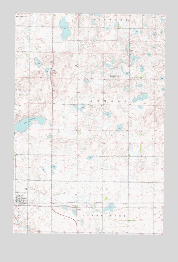 Tuttle, ND USGS Topographic Map