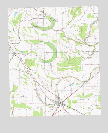 Tutwiler, MS USGS Topographic Map