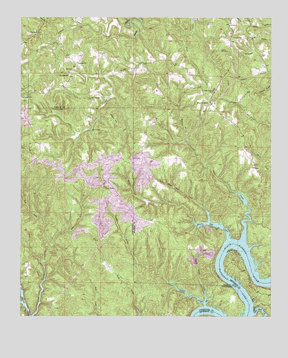 Tutwiler School, AL USGS Topographic Map