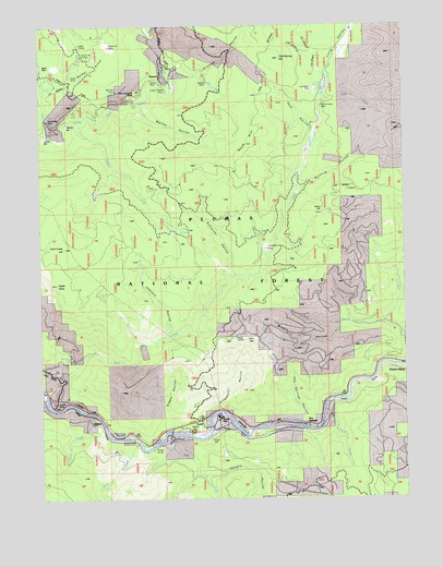Twain, CA USGS Topographic Map