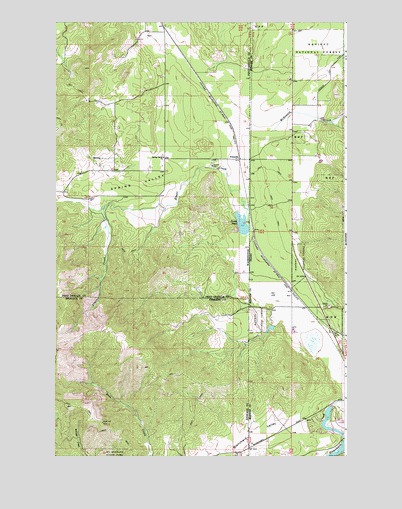 Tweedie, WA USGS Topographic Map