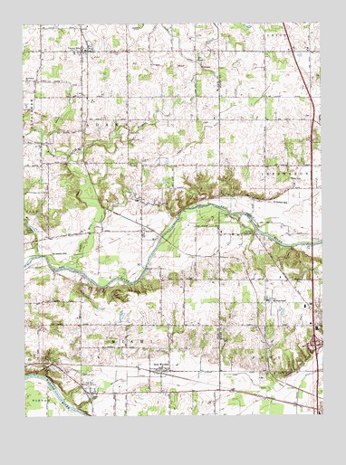 Twelve Mile, IN USGS Topographic Map