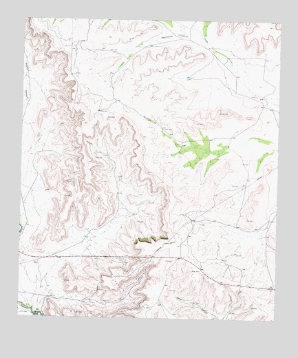 Twelvemile Camp, TX USGS Topographic Map