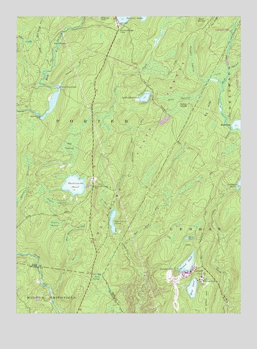 Twelvemile Pond, PA USGS Topographic Map