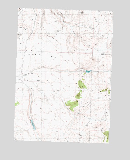 Twelvemile Reservoir, OR USGS Topographic Map